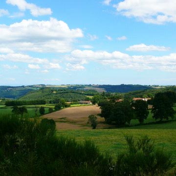 landschap in de auvergne